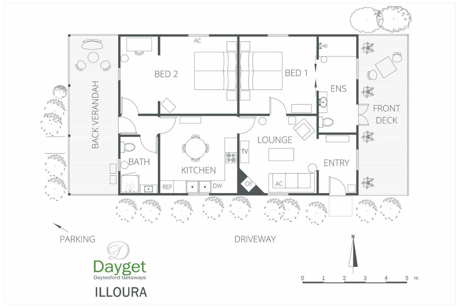 Illoura Vila Hepburn Springs Exterior foto